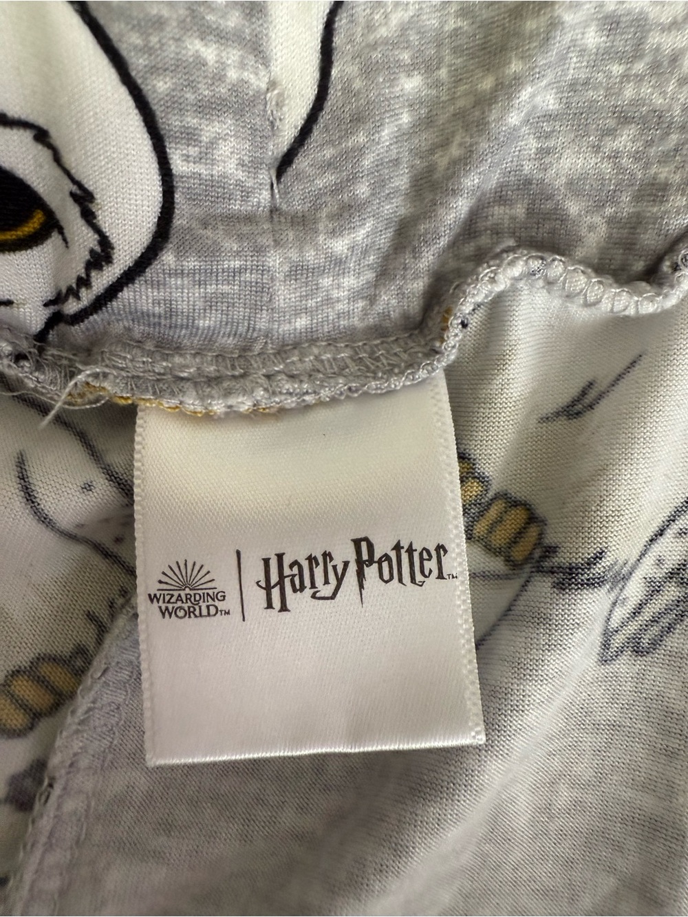 Harry Potter pants joggers pj stretchy soft Gray Owl Print Jogger Sweatpants - Picture 11 of 16